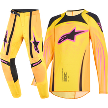 Alpinestars 2026 Supertech Nomur Orange/Yellow/Pink Kids Gear Set