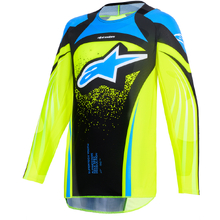 Alpinestars 2026 Supertech Nomur Dark Navy/Yellow/UCLA Blue Kids Jersey