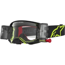 Alpinestars Supertech Firma Black/Fluro Yellow Clear Roll-Off Goggles