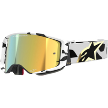 Alpinestars Supertech Corp White Gold Mirror Goggles