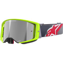 Alpinestars Supertech Corp Yellow/Fluro Red Silver Mirror Goggles