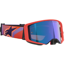 Alpinestars Supertech Vision Corp Hot Coral/Purple Blue Mirror Goggles