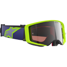 Alpinestars Supertech Vision Corp Purple/Fluro Yellow Silver Mirror Goggles