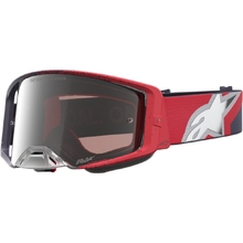 Alpinestars Supertech Hiten Black/Red Silver Mirror Goggles