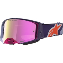 Alpinestars Supertech Hiten Purple/Red Pink Mirror Goggles