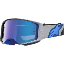 Alpinestars Supertech Hiten Black/Blithe Black Blue Mirror Goggles