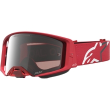 Alpinestars Supertech Vesta Fluro Red/Chrome Silver Mirror Goggles