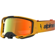 Alpinestars Vision 8 Amber Fire Red/Black Red Mirror Goggles