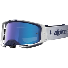 Alpinestars Vision 8 Amber Navy/White Blue Mirror Goggles