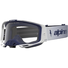 Alpinestars Vision 8 Amber White/Navy Clear Goggles