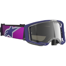 Alpinestars Vision 8 Corp Purple/Light Grey Silver Mirror Goggles