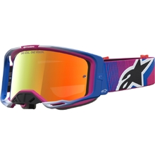 Alpinestars Vision 8 Maven Fire Red/Black Red Mirror Goggles