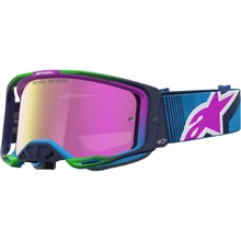 Alpinestars Vision 8 Maven Blithe Blue/Purple Pink Mirror Goggles