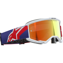 Alpinestars Vision 5 Corp Red/Purple Red Mirror Goggles