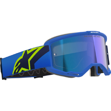 Alpinestars Vision 5 Corp Blue/Fluro Yellow Blue Mirror Goggles