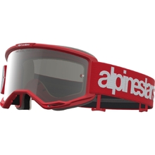 Alpinestars Vision 5 Hone Red/White Silver Mirror Goggles