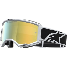 Alpinestars Vision 5 Rora Black/White Gold Mirror Goggles