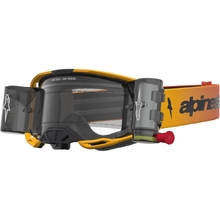 Alpinestars Vision 8 Amber Yellow/Red/Black Clear Roll-Off Goggles