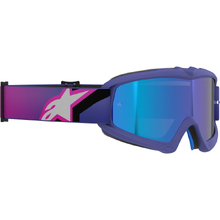 Alpinestars Vision Corp Fluro Purple/Pink Blue Mirror Kids Goggles