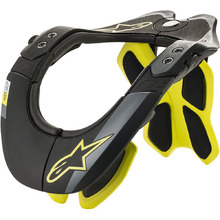 Alpinestars BNS Tech 2 Black/Fluro Yellow Neck Brace