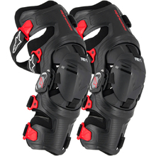 Alpinestars RK-7 Plasma Black/Red Knee Brace Set