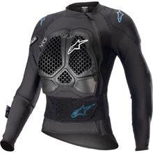 Alpinestars Bionic Action V2 Stella Black/Cyan Womens Body Armour Jacket