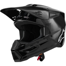 Alpinestars 2027 S-M3 Solid Black Gloss Helmet
