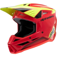 Alpinestars 2026 S-M3 Fray Red/Flo Yellow/Black Helmet