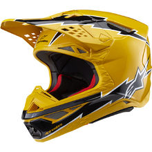 Alpinestars 2025 S-M10 Ampress Black/Yellow Helmet
