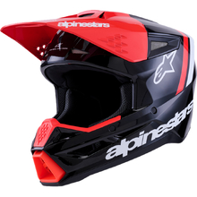 Alpinestars 2027 S-M3 Radium Black/Flo Red/White Helmet