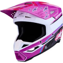 Alpinestars 2027 S-M3 Falcon Purple/Black/Flo Pink Glossy Helmet