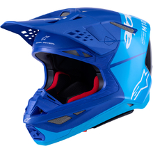 Alpinestars 2027 Supertech S-M10 Flood Metal Blue/Black Carbon Helmet