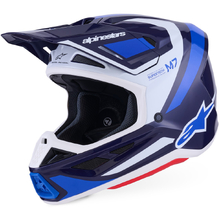 Alpinestars 2027 S-M7 Rise Blue/White Helmet