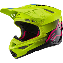 Alpinestars 2026 S-M10 Unite Fluro Yellow/Black/Diva Pink Helmet