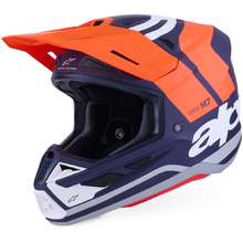 Alpinestars 2027 S-M7 Core Orange/Blue Matte Helmet