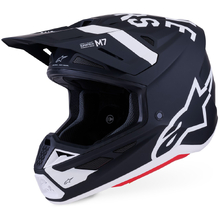 Alpinestars 2027 S-M7 Dasher Black/White Matte Helmet