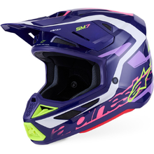 Alpinestars 2027 S-M7 Deed Purple/Pink Helmet