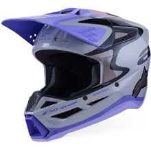 Alpinestars 2027 S-M3 Jettson Grey/Purple/Black Helmet