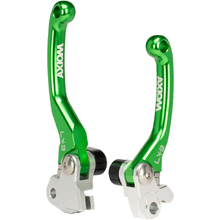 Axiom LX-3 Kawasaki KX250-450F/X 21-24 Green Flex Lever Set