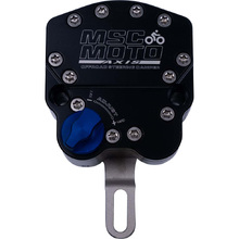MSC Moto KTM EXC/F 12-23 SX/F 06-15 Husqvarna TE/FE 14-23 TC/FC 14-15 Blue Axis Underbar Mount Steering Damper
