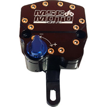 MSC Moto KTM SX/F 16-22 Husqvarna TC/FC/FX 16-22 Blue Axis Underbar Mount Steering Damper
