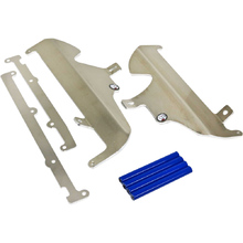 AXP Racing Yamaha YZ85 16-18 Blue Radiator Braces