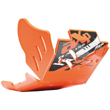 AXP Racing KTM/Husqvarna 450-500 EXC-F/FE 17-23 Orange Xtreme Skid Plate