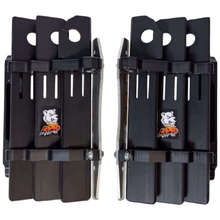 AXP Racing KTM/Husqvarna/Gas Gas 24-27 Black Fast Cleaning Radiator Guards
