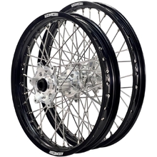 Axiom Honda CR/CRF 02-13 21"/19" Black/Silver Wheel Set