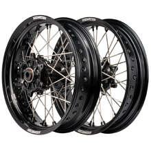 Axiom KTM/Husqvarna/GAS GAS 03-23 Black Cushed Motard Wheel Set