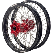Axiom KTM/Husqvarna/Gas Gas 03-24 21"/19" Black/Red Wheel Set