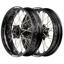 Axiom Kawasaki KLX450R 07-24 Black Motard Wheel Set