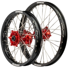 Axiom Honda CRF150RB 07-25 BW 19"/16" Black/Red Wheel Set