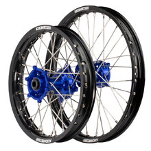 Axiom Husqvarna TC85BW 25-27 19"/16" Black/Blue Wheel Set